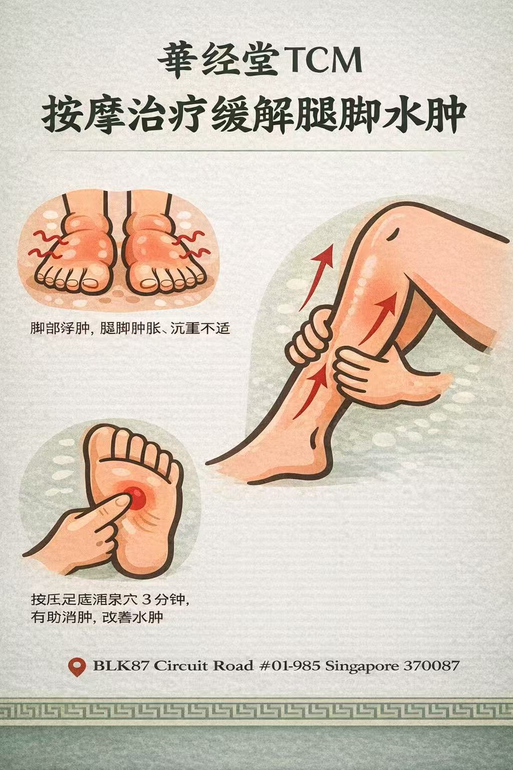 两位安哥，连续来华经堂TCM做了12天脚底按摩治疗